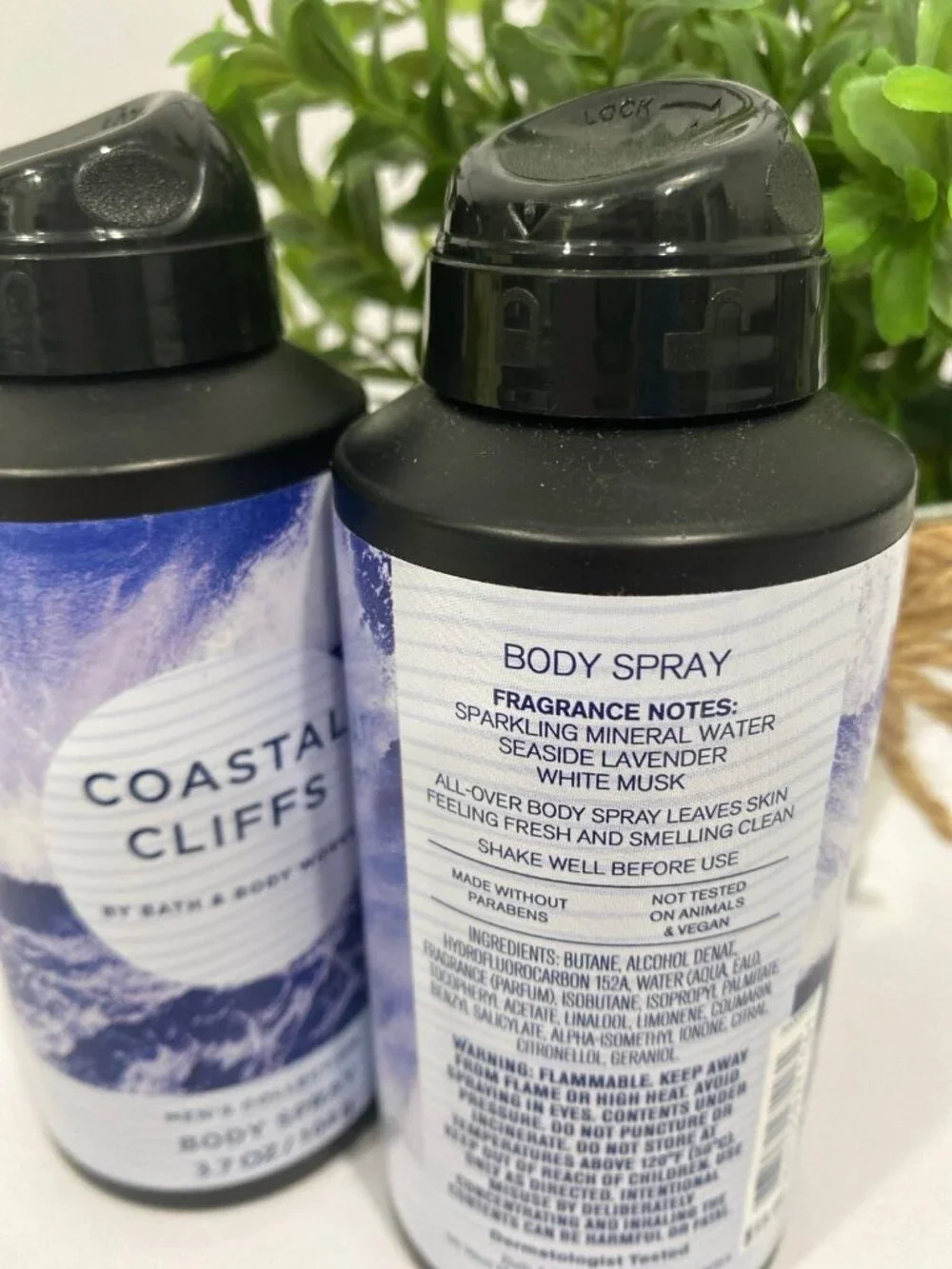 Bath & Body Works Mens Collection  “Coastal Cliffs” New 3 Pc Body Care Set